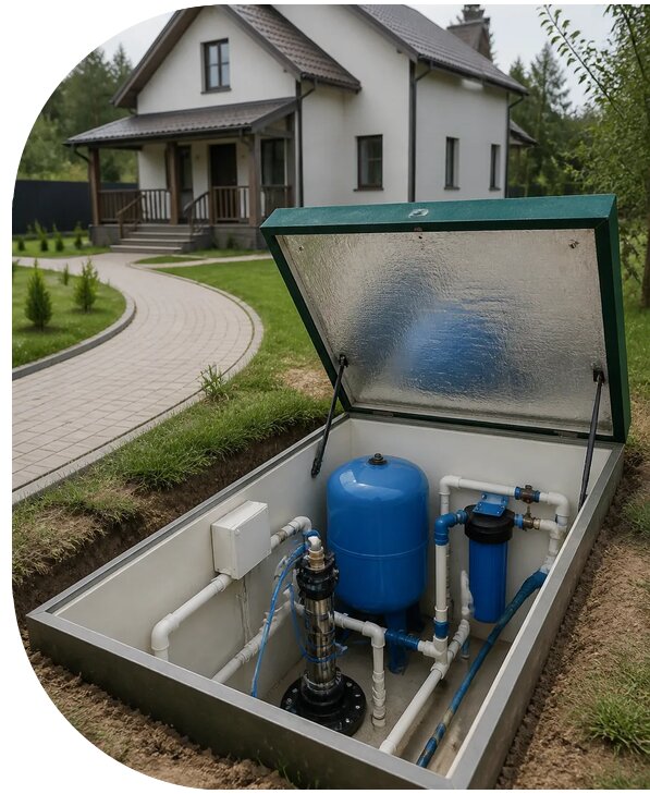 Автономное водоснабжение дома в Улане-Удэ от 153645 р. | АПаруса-Лнд